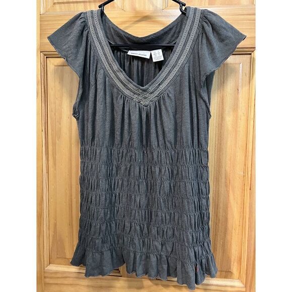 DKNY Army Green Blouse Size S - Picture 1 of 8